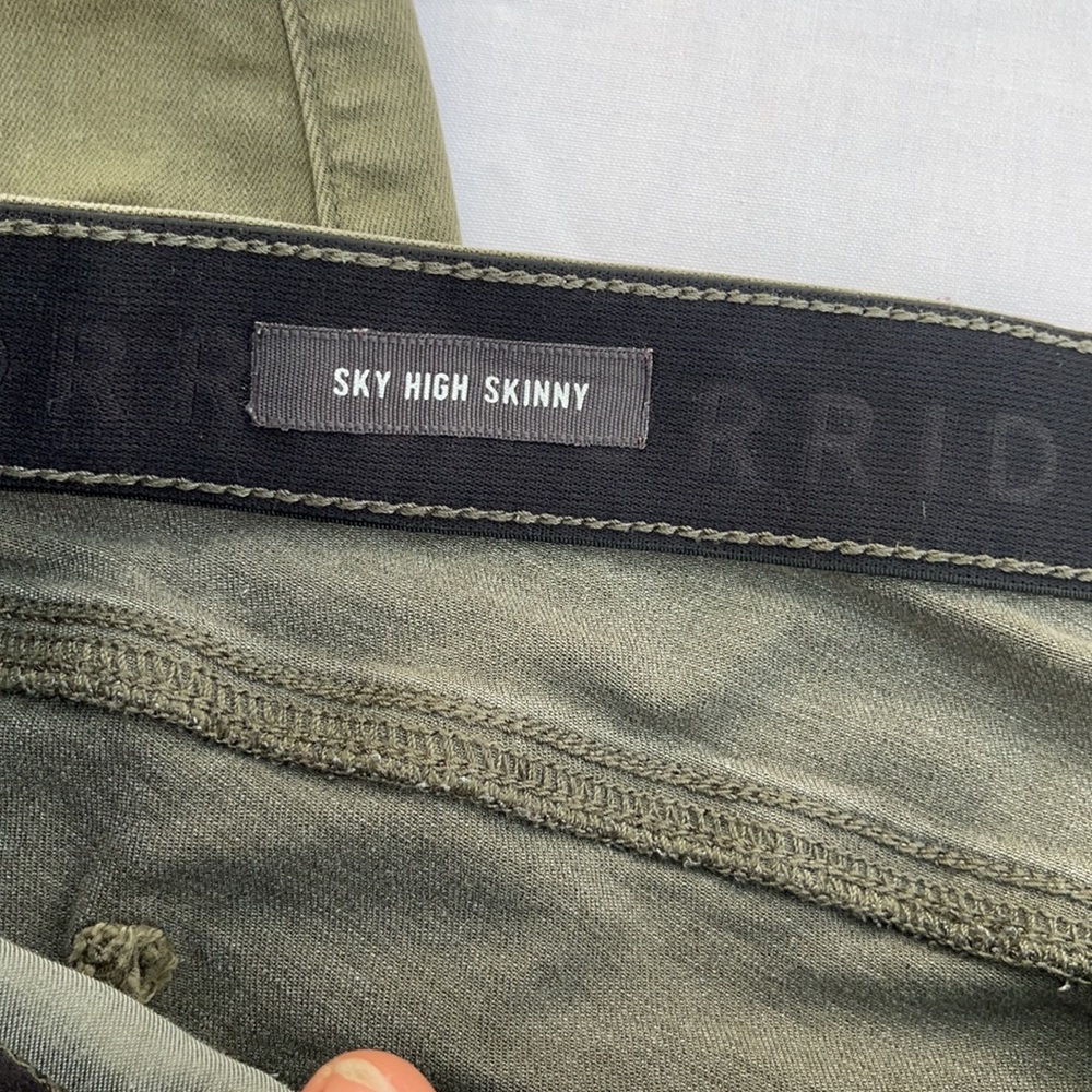 Torrid Olive Green High-Waisted Pants - Picture 6 of 8
